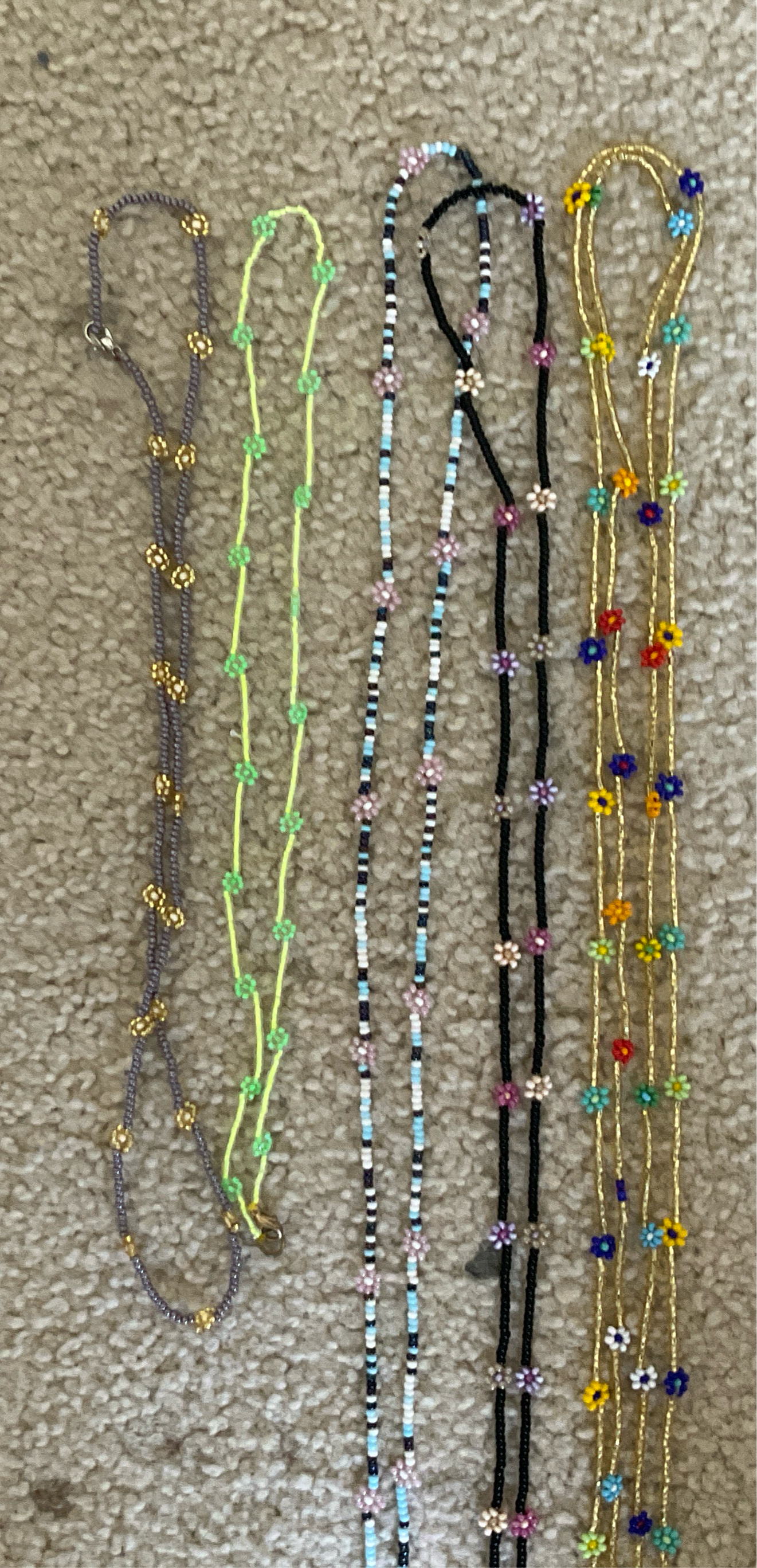 011 THIN BEADED NECKLACE